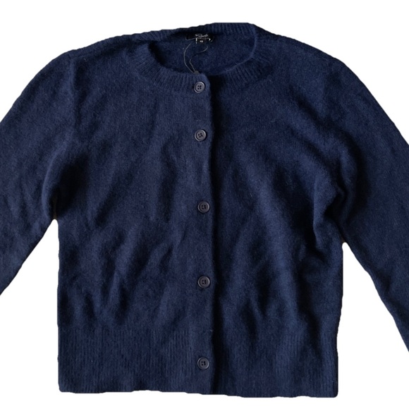 RAILS Matilda Cropped Cardigan Sweater In Navy Blue size XS - Picture 6 of 10